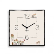 Orologio le Casette 31x31 cm Orologio le Casette 31x31 cm